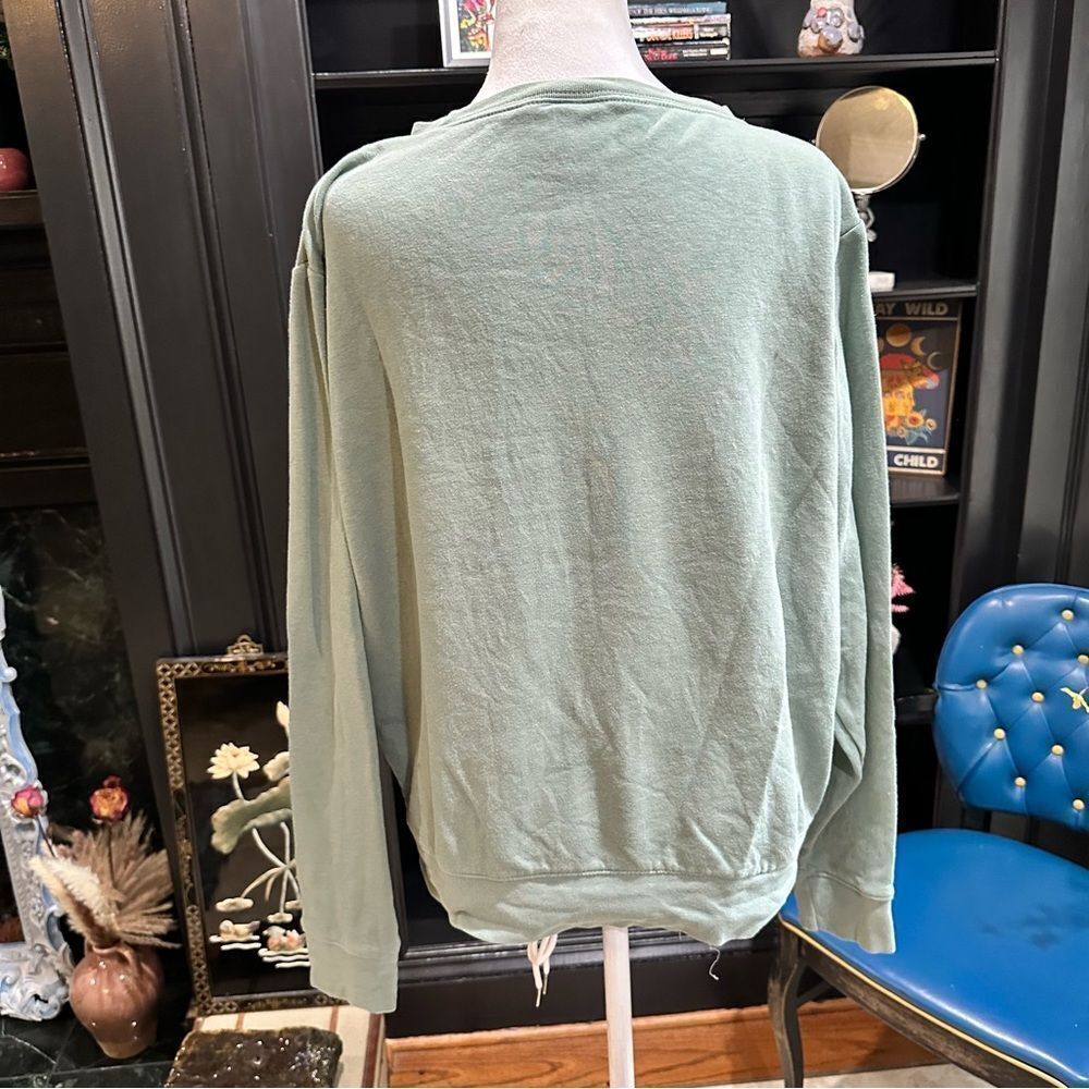 Nike Green  Glitter Crewneck Sweatshirt Size Small - Picture 8 of 10
